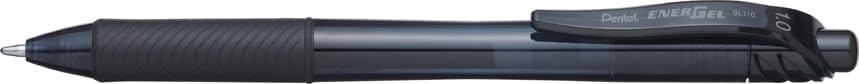 Pentel 1.0mm Energel Retractable Gel Rollerball Pen - Black, 12 Count (Pack of 1