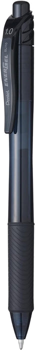 Pentel 1.0mm Energel Retractable Gel Rollerball Pen - Black, 12 Count (Pack of 1