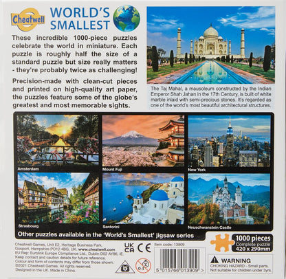 Cheatwell Games 13909 EA World's Smallest Puzzles Taj Mahal, India