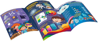 Clementoni 19325 Wissenschaft und Spiel Lab – Lehrer Astronaut – Wissenschaftsspiel 5 Jahre, Weltraumspiel, Labor für Kinder – Made in Italy, Italienisch