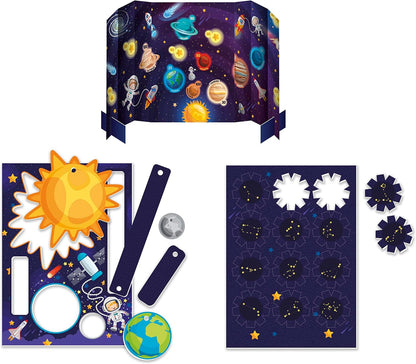 Clementoni 19325 Wissenschaft und Spiel Lab – Lehrer Astronaut – Wissenschaftsspiel 5 Jahre, Weltraumspiel, Labor für Kinder – Made in Italy, Italienisch