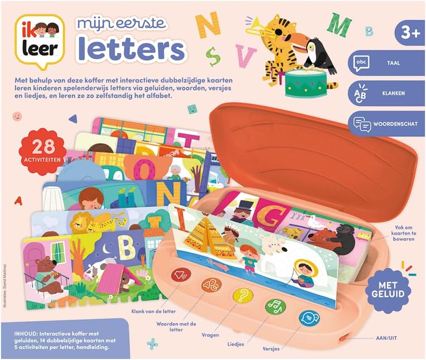 Ik Leer, Mijn eerste letters, Educatief speelgoed, Alfabet leren, Vanaf 3 jaar