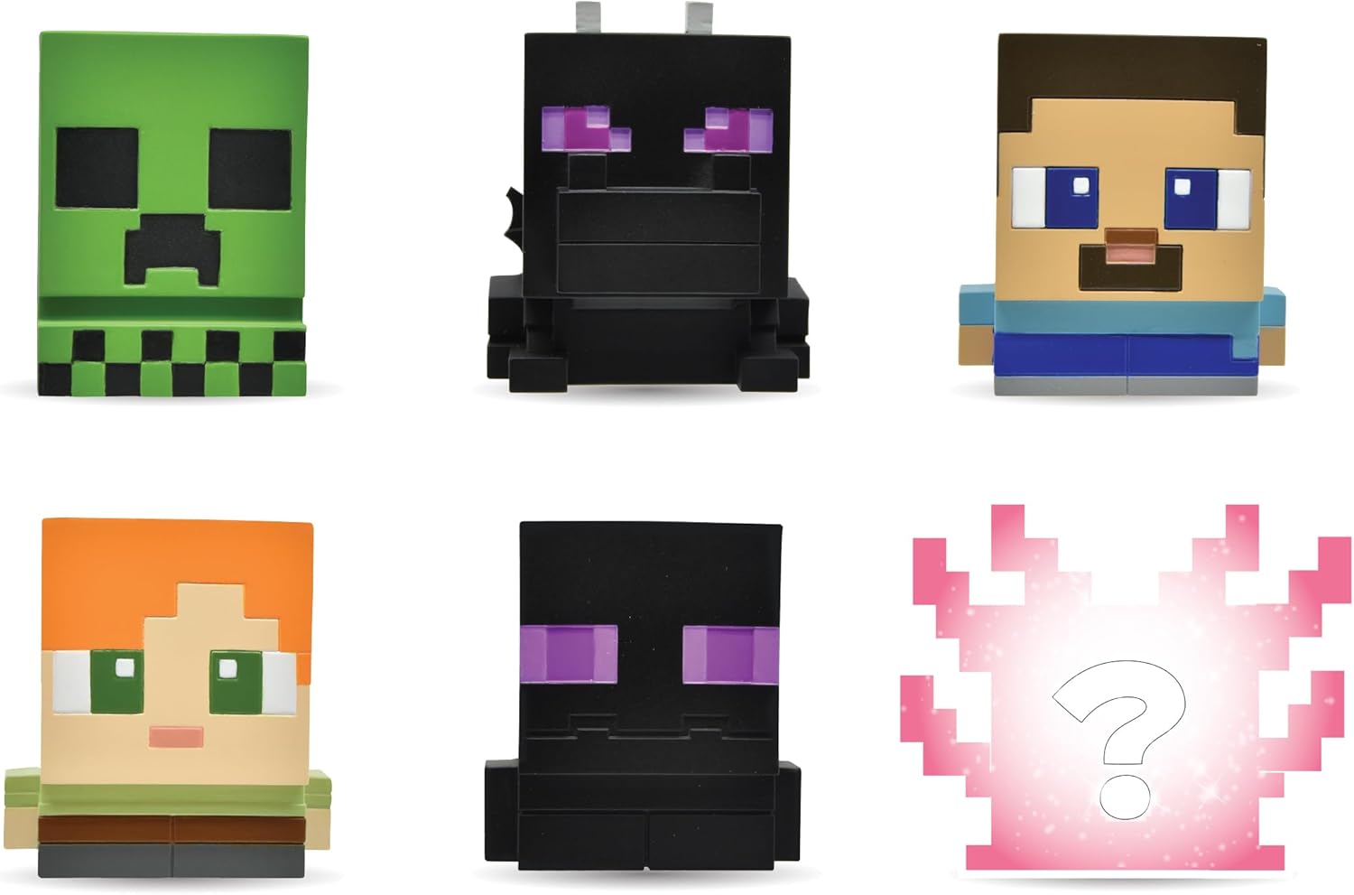 Mash'ems Minecraft, Collectable Squishy Characters, Minecraft Toys, Minecraft , Boys Collectibles