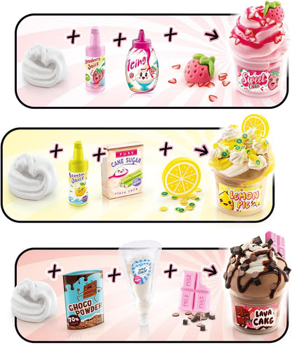 Canal Toys - So Slime - Yummy Twist & Slime - Mini Mixer für Slime-Rezepte - 3 Farben & süße Deko - ungiftig & leicht zu reinigen - DIY-Spielzeug & Geschenkidee für Kinder ab 6 Jahren - SSC 357