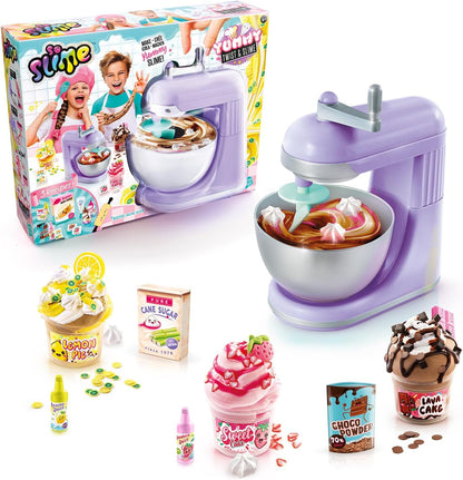 Canal Toys - So Slime - Yummy Twist & Slime - Mini Mixer für Slime-Rezepte - 3 Farben & süße Deko - ungiftig & leicht zu reinigen - DIY-Spielzeug & Geschenkidee für Kinder ab 6 Jahren - SSC 357
