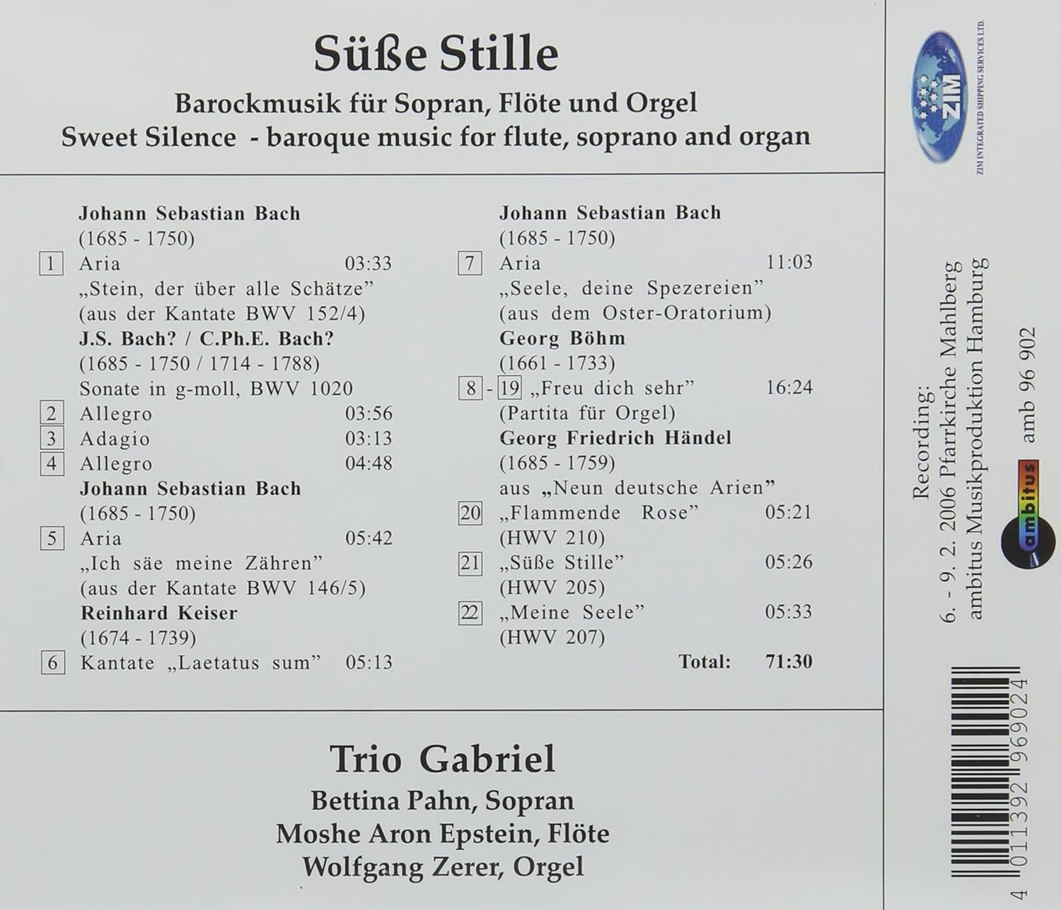 Süsse Stille