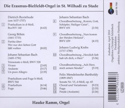 Die Erasmus-Bielfeldt-Orgel in Stade