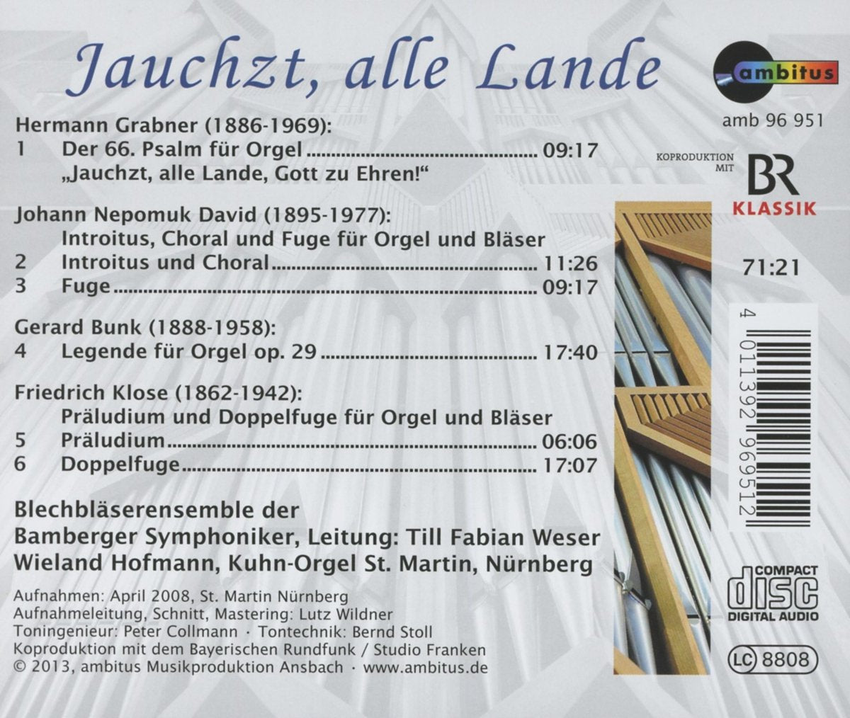 Jauchzt,Alle Lande