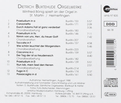 Buxtehude:Orgelwerke