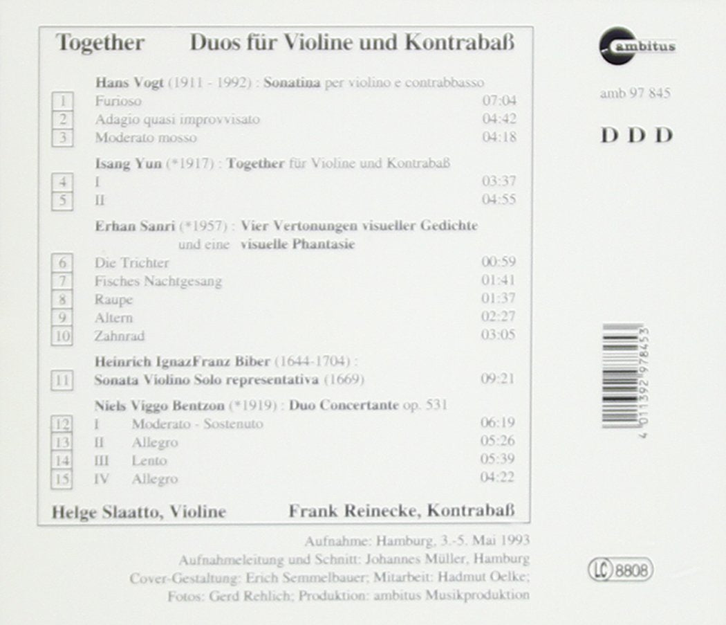 Together/Violine+Kontrabass