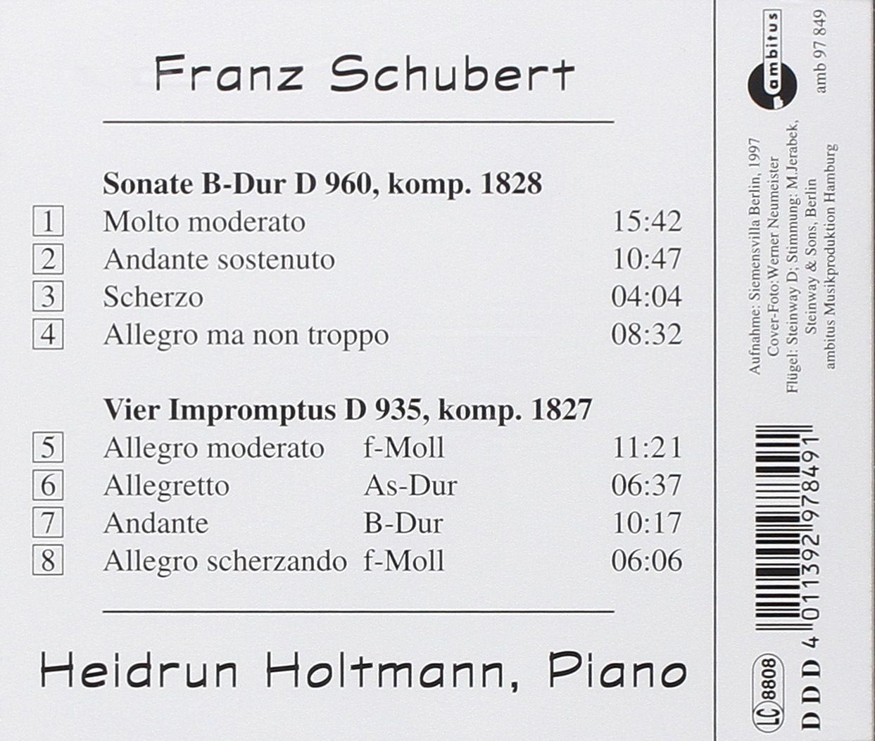 Klavierwerke