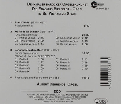 Erasmus Bielfeldt Orgel Stade