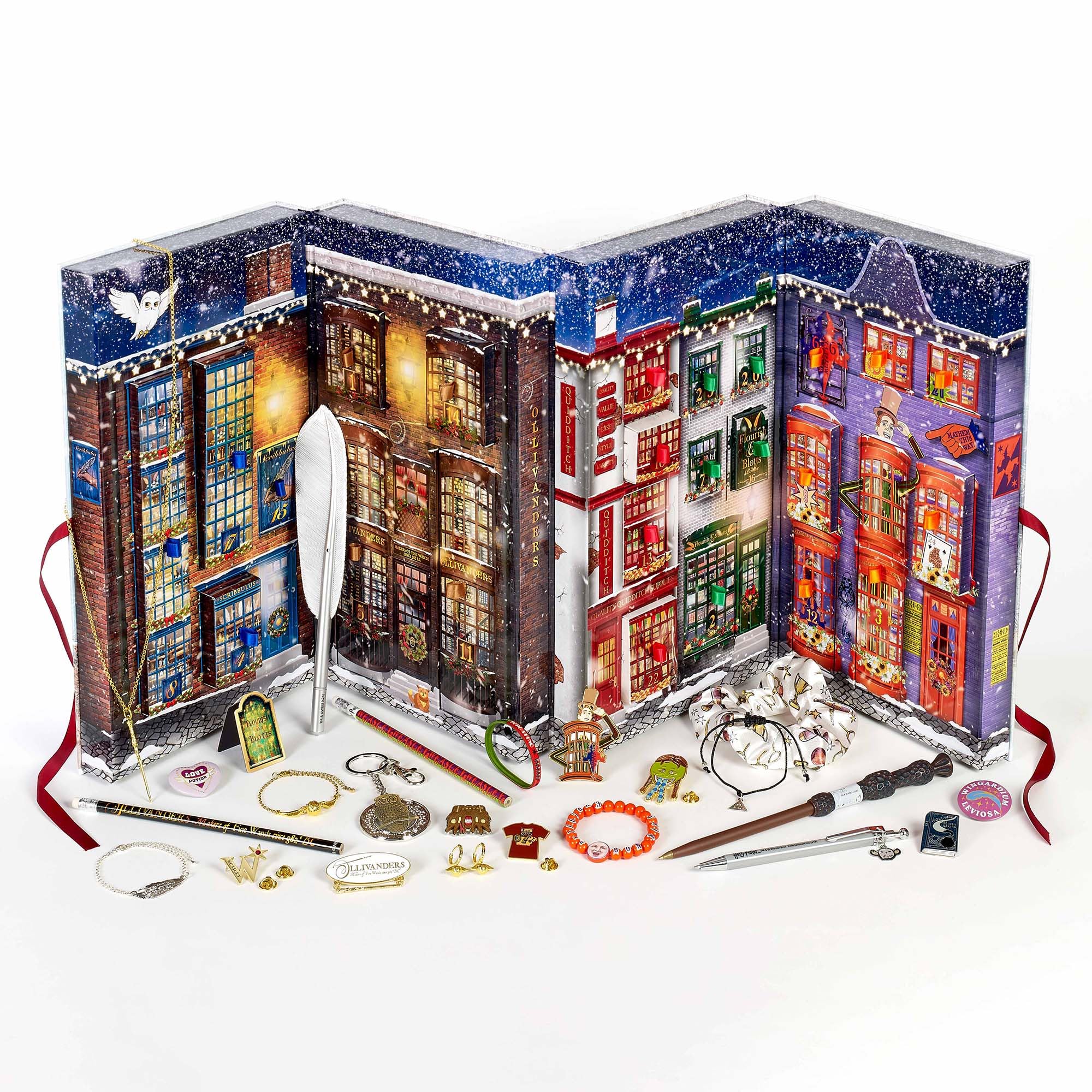 Harry Potter Diagon Alley Adventskalender - 24 Geschenke im Inneren