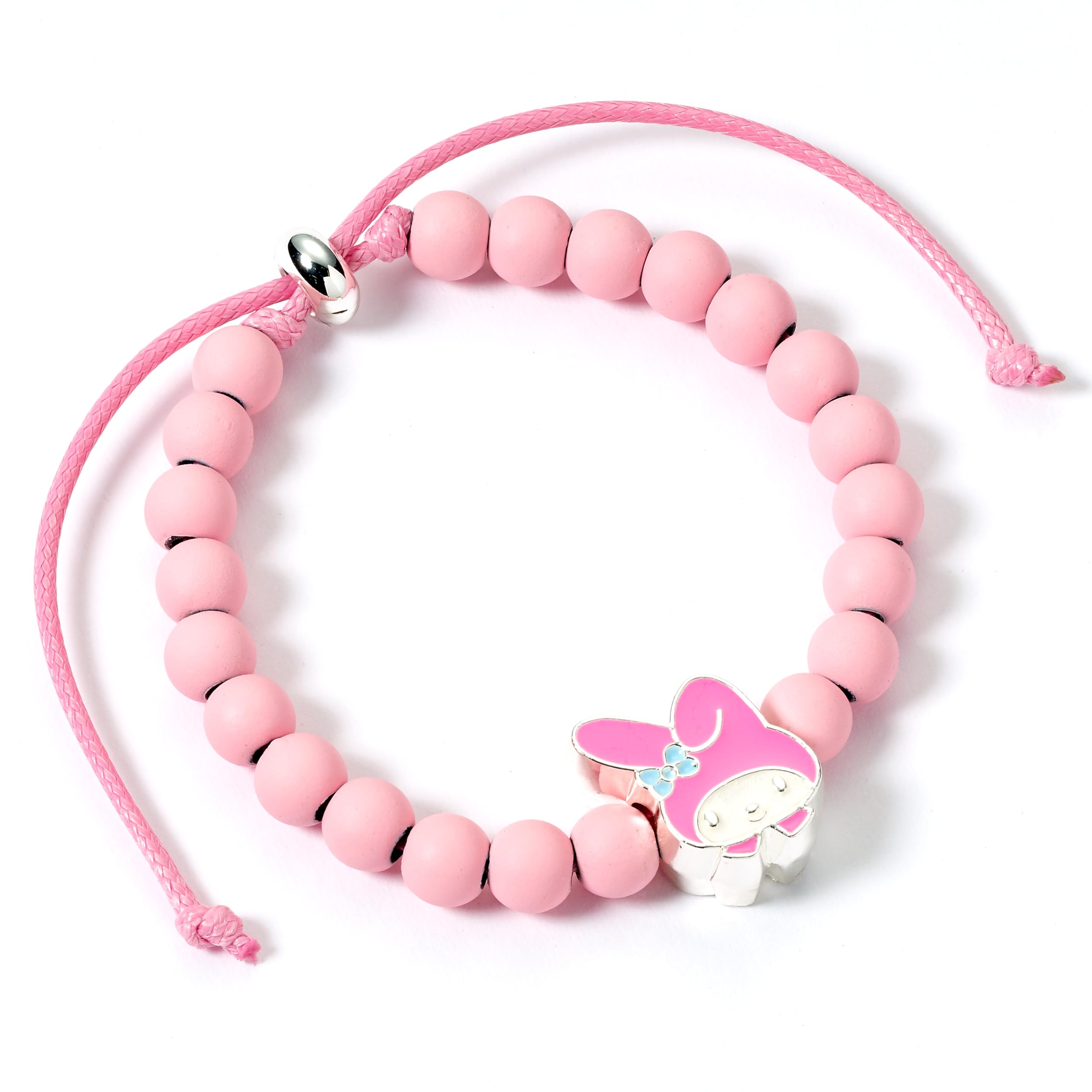 Carat Shop Hello Kitty - Pink Beaded Bracelet With My Melody Charm (Hkbb0002)