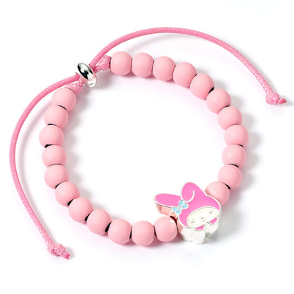Carat Shop Hello Kitty - Pink Beaded Bracelet With My Melody Charm (Hkbb0002)