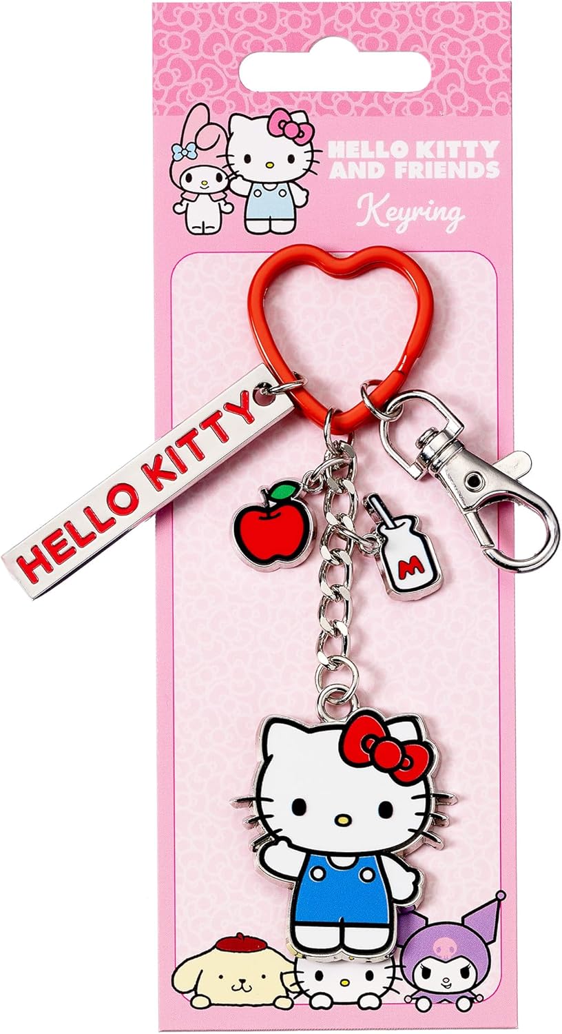 The Carat Shop Hello Kitty Keyring with Charms