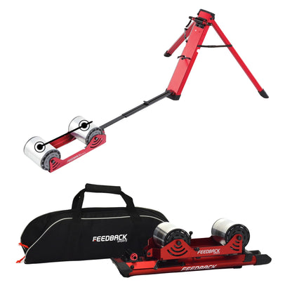 Feedback Sports Omnium Zero-Drive - Allenatore portatile a resistenza zero, colore: rosso