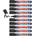 edding 363 whiteboard marker - black - 10 whiteboard pens - chisel tip 1-5 mm - whiteboard pen dry wipe - for whiteboards, flipcharts, pinboards, magnetic and memo boards - sketchnotes - refillable