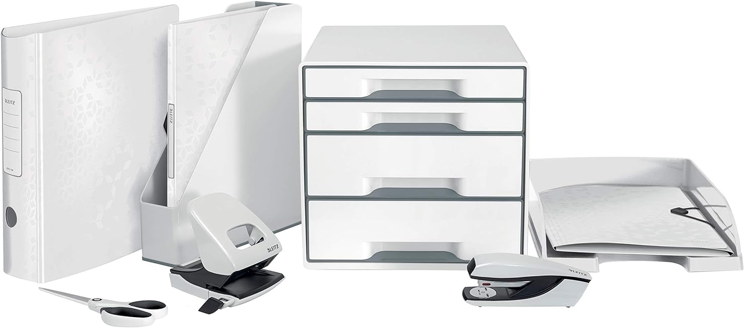 Leitz Storage Box, White, Click and Store Range, 60410001