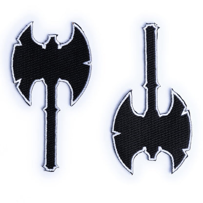 Burgschneider - Dungeons & Dragons Klassensymbol Patch-Set Barbar (Standard, Unisex, Synthetisch) Mittelalter, Fantasy