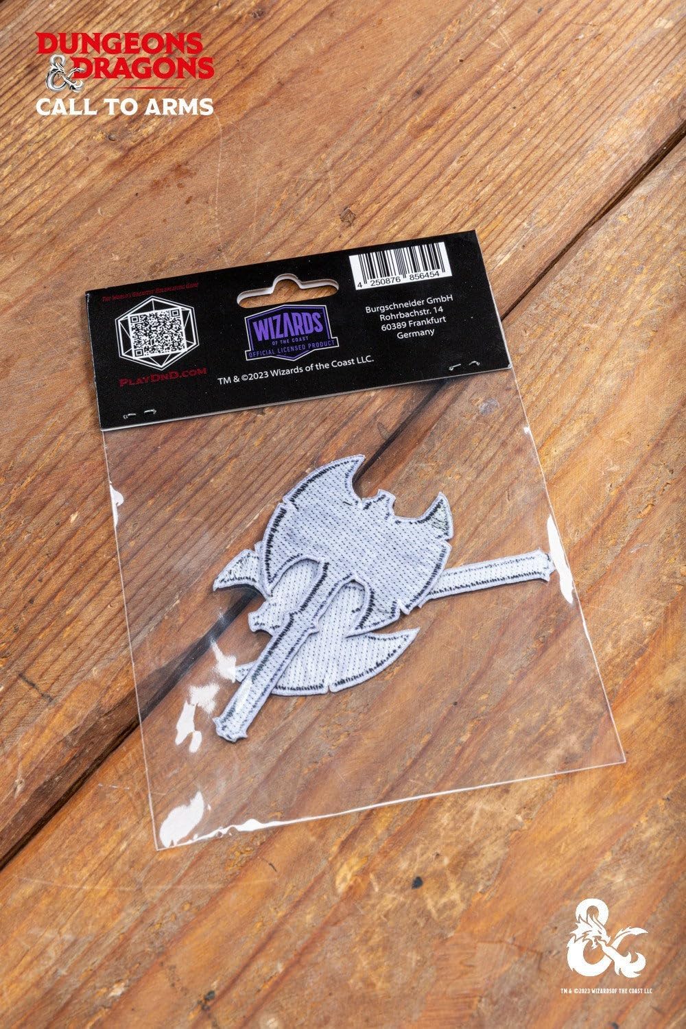 Burgschneider - Dungeons & Dragons Klassensymbol Patch-Set Barbar (Standard, Unisex, Synthetisch) Mittelalter, Fantasy