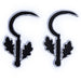 Burgschneider - Dungeons & Dragons Class Symbol Patch Set Druid - for Historical Costume Clothing Larp SCA