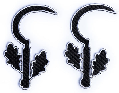 Burgschneider - Dungeons & Dragons Class Symbol Patch Set Druid - for Historical Costume Clothing Larp SCA