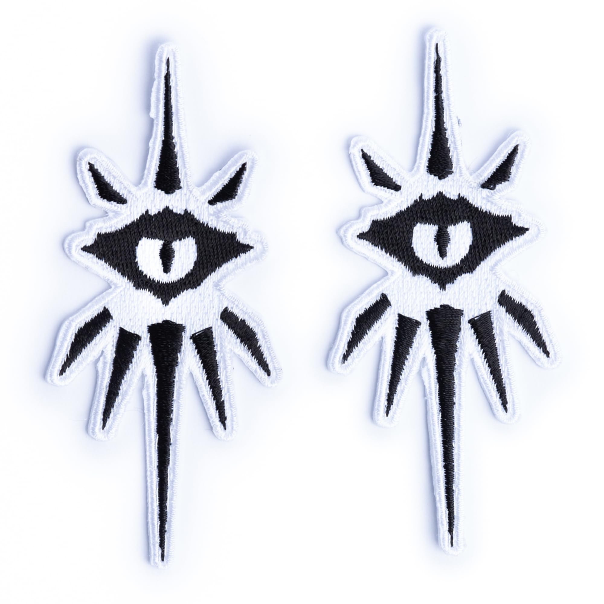 Burgschneider - Dungeons & Dragons Class Symbol Patch Set Warlock - for Historical Costume Clothing Larp SCA