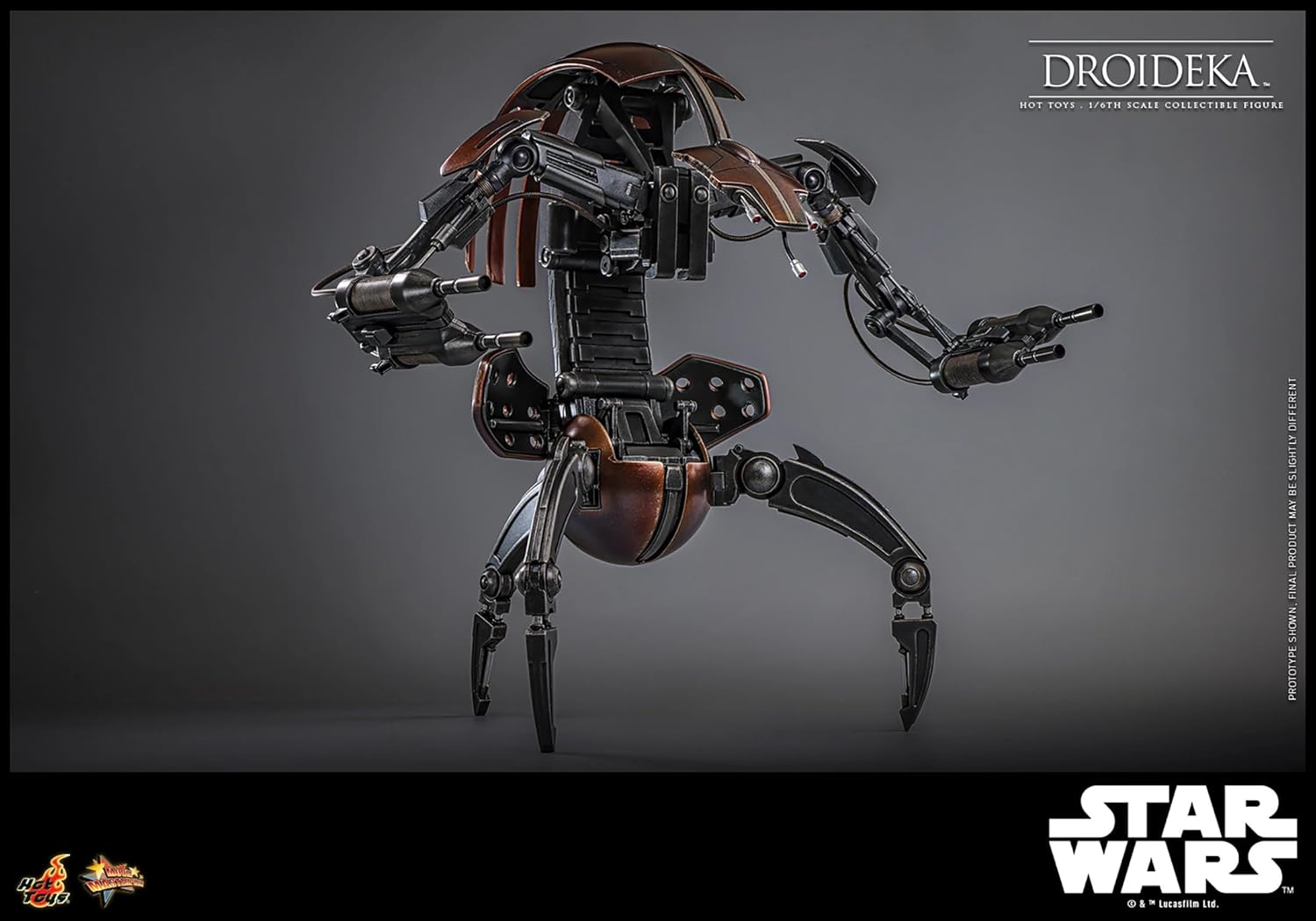 Star Wars Episode I Movie Masterpiece Action Figure 1/6 Droideka 27 Cm