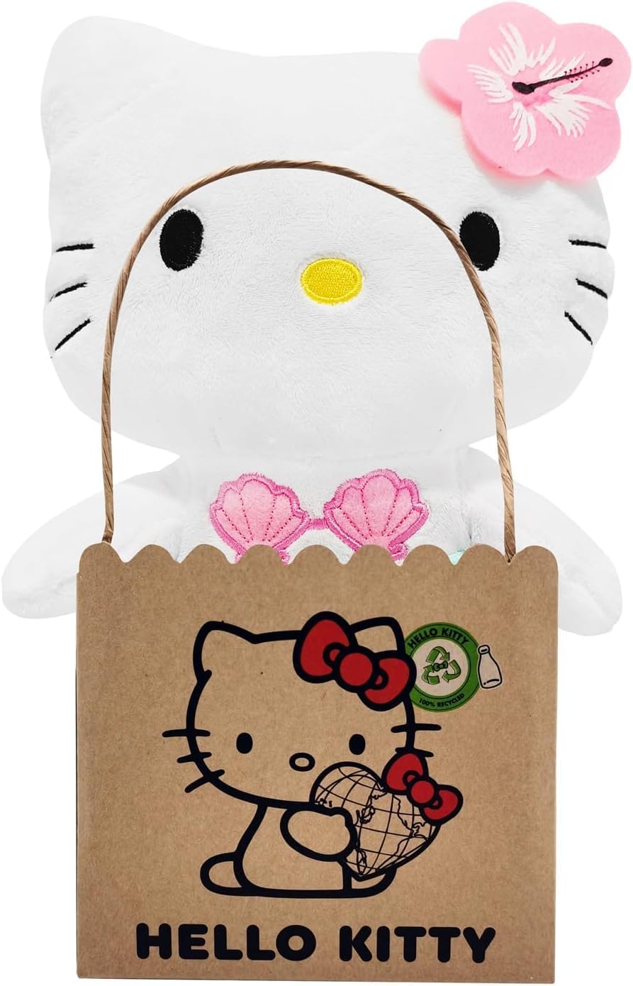 Hello Kitty Mermaid Eco Plush 24 cm in Cardboard Bag
