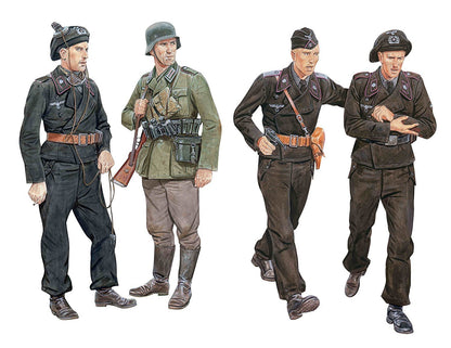 Dragon Models 1/35 Ghost Division Tank Crew Blitzkrieg 1940 (4 Figures Set