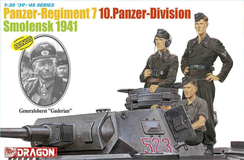 Panzer-Regiment 7, 10.Panzer-Division (Smolensk 1941) 4 Figures