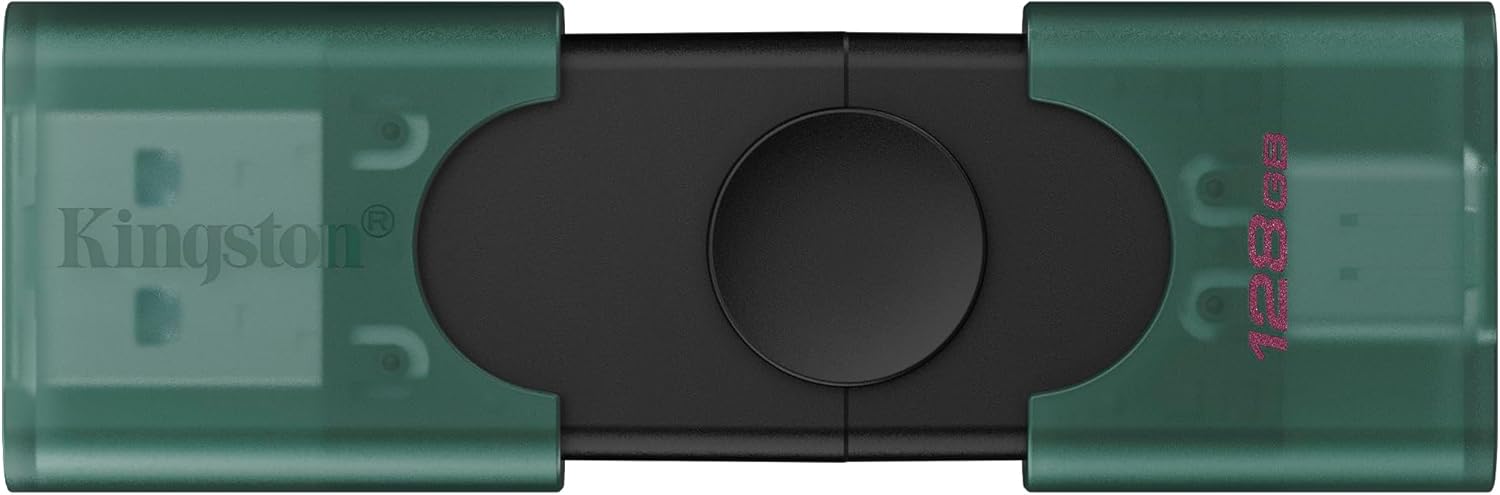 Kingston DataTraveler Duo USB Flash Drive 128GB USB-A + C 3.2 DuoG2 - DTDEG2/