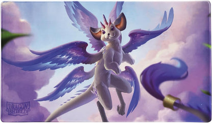 Dragon Shield Playmat – Standard Size TCG Playmat with Stitched Edges & Non-Slip Rubber Backing – Included Tube for Transport & Protection | Whiskerwing