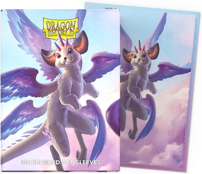 Dragon Shield | Brushed Art Sleeves | The Whiskerwing | 100 CT - Smooth & Tough Premium TCG Sleeves | Compatible with Pokemon, Flesh & Blood, One Piece & Magic The Gathering