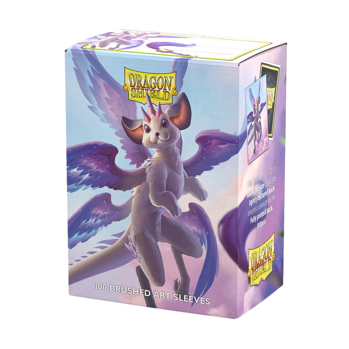 Dragon Shield | Brushed Art Sleeves | The Whiskerwing | 100 CT - Smooth & Tough Premium TCG Sleeves | Compatible with Pokemon, Flesh & Blood, One Piece & Magic The Gathering