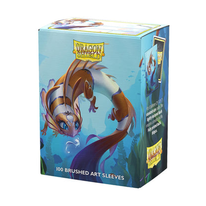 Dragon Shield | Brushed Art Sleeves | Cinderfin | 100 CT - Smooth & Tough Premium TCG Sleeves | Compatible with Pokemon, Flesh & Blood, One Piece & Magic The Gathering