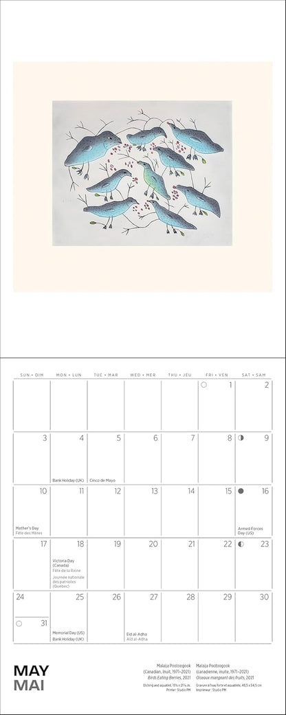 Inuit Art: Kinngait 2026 Mini Wall Calendar