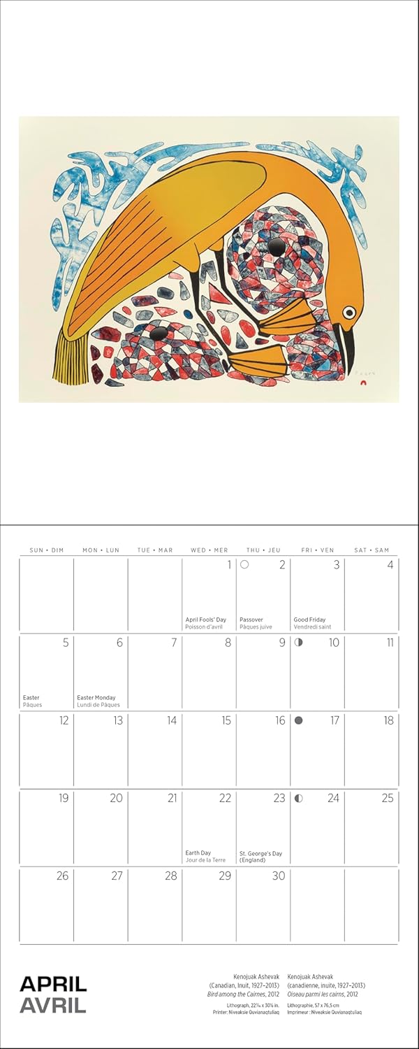 Inuit Art: Kinngait 2026 Mini Wall Calendar