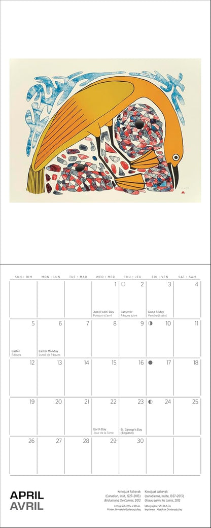 Inuit Art: Kinngait 2026 Mini Wall Calendar