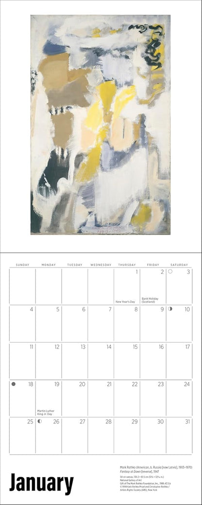 Rothko 2026 Mini Wall Calendar
