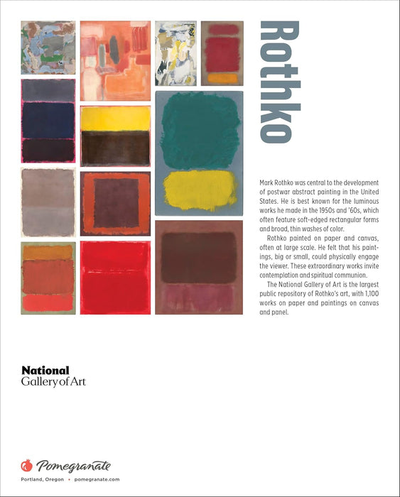 Rothko 2026 Mini Wall Calendar
