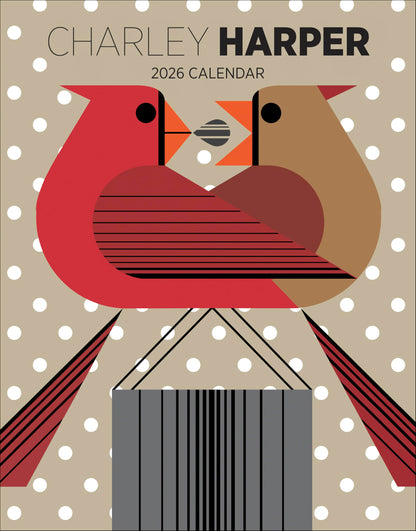 Charley Harper 2026 Mini Wall Calendar