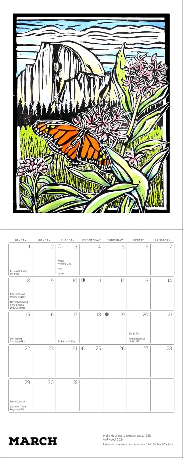 Molly Hashimoto: Lush Landscapes 2026 Mini Wall Calendar