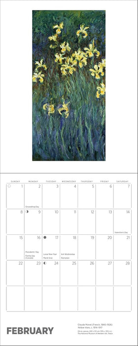Claude Monet 2026 Mini Wall Calendar