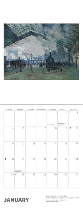 Claude Monet 2026 Mini Wall Calendar