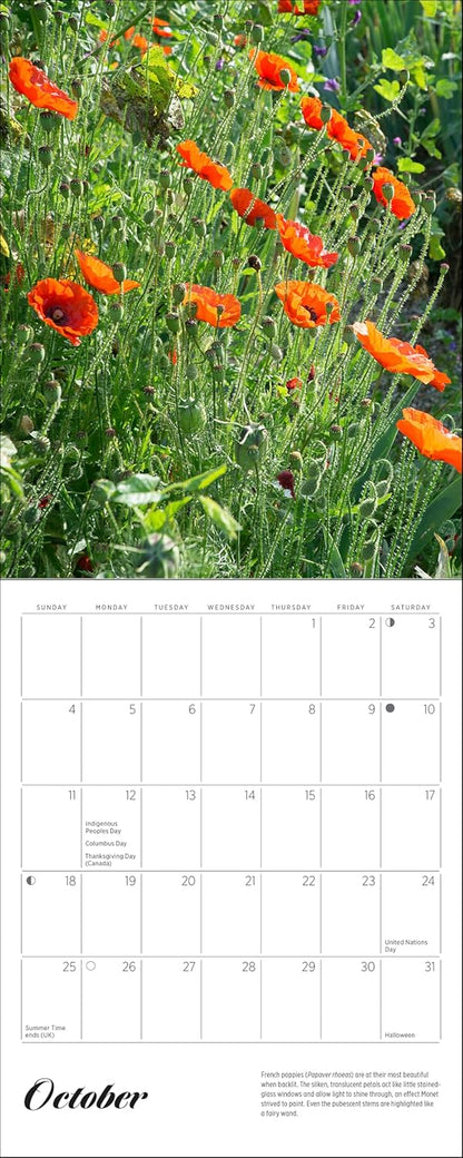 Monet's Passion: The Gardens at Giverny 2026 Mini Wall Calendar