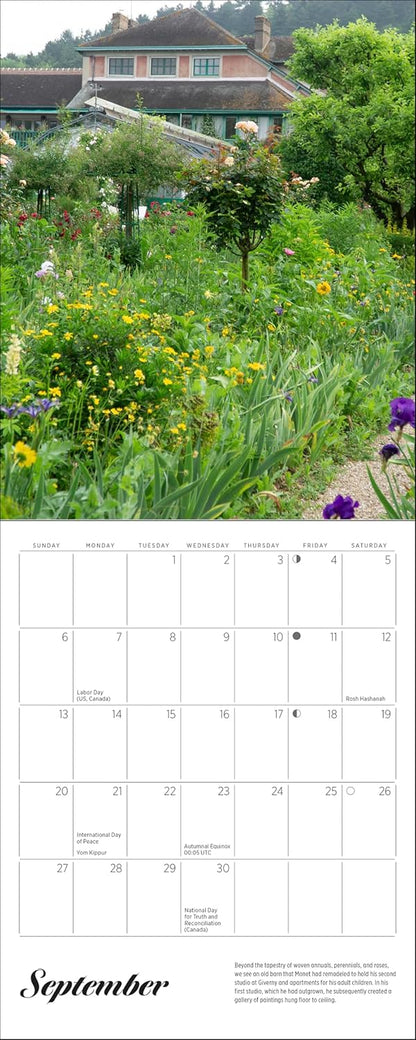 Monet's Passion: The Gardens at Giverny 2026 Mini Wall Calendar