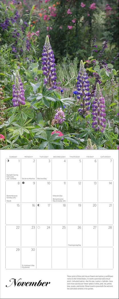 Monet's Passion: The Gardens at Giverny 2026 Mini Wall Calendar