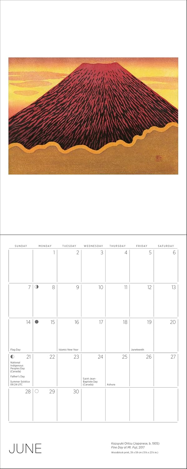 Serenity: Kazuyuki Ohtsu 2026 Mini Wall Calendar
